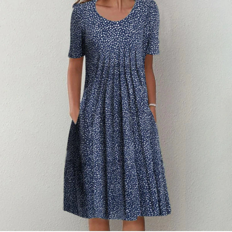 Emily – Floral Print Midi Dress - Image 5