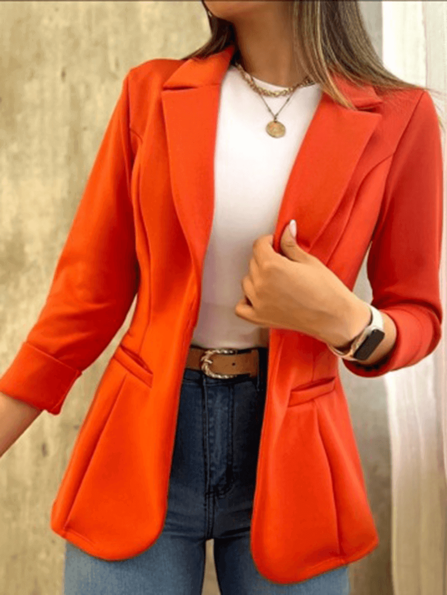 Blazer Women’s Tailored Fit with Open Front - Image 3